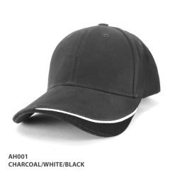 AH Charcoal White Black