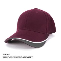 AH Maroon White Dark-Grey
