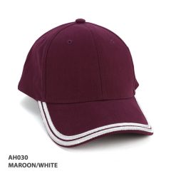 AH Maroon White