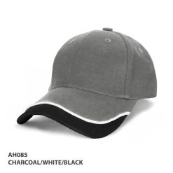 AH Charcoal White Black